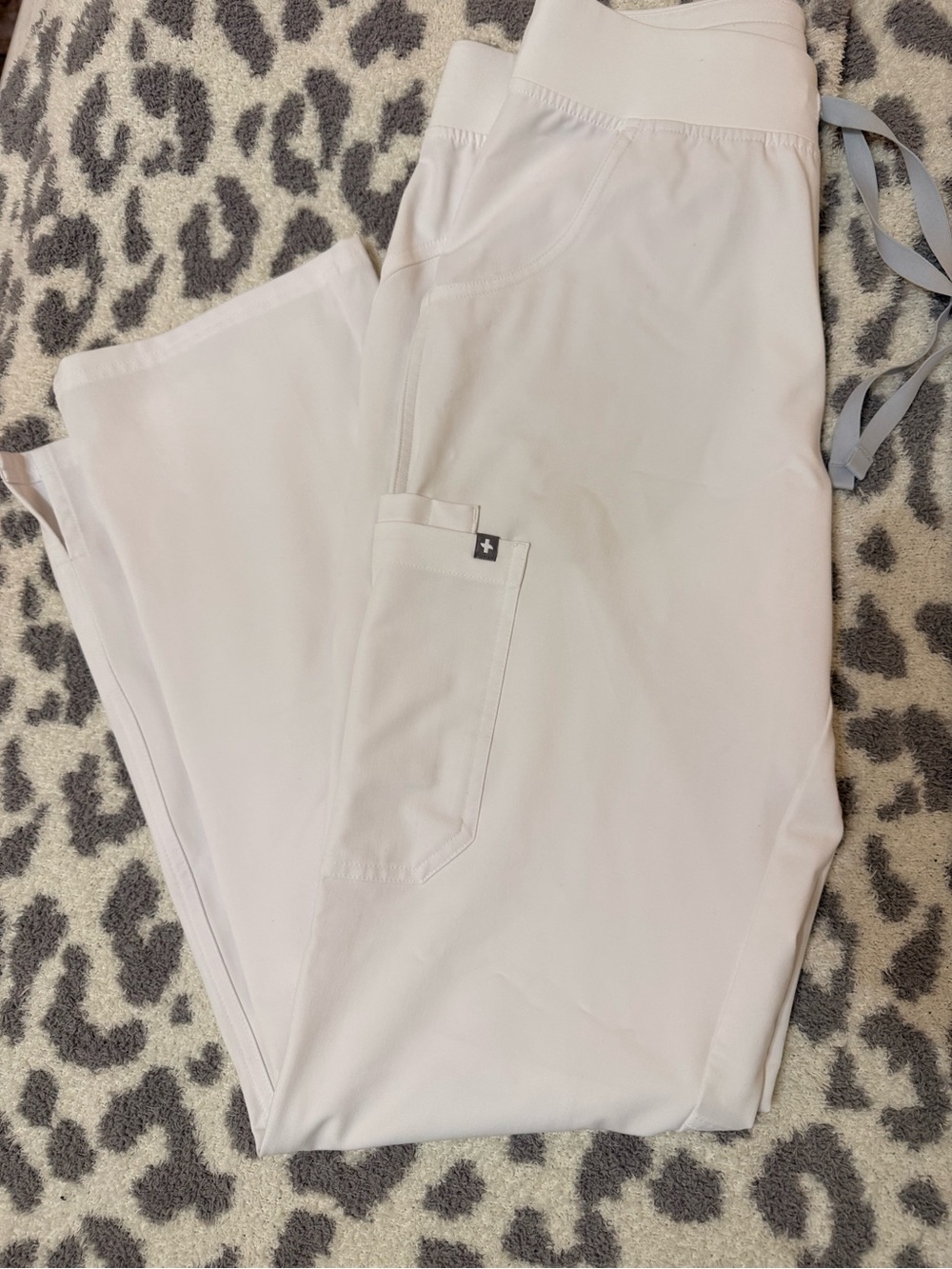 FIGS Optic White Scrub Pants